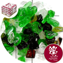 Recycled Glass - Mixed Green - Small